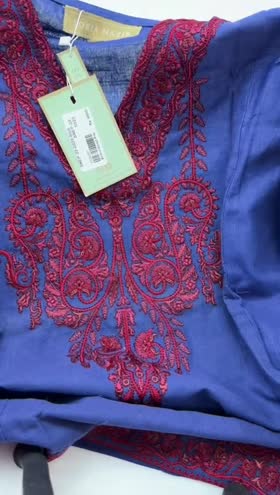 Rs 5500 Sobia nazir stitched Emb 2pc Retail 9950 ~ [Chest 22] [Length 41] LARGE