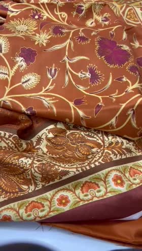 Rs 3300 Mausummery Linen Doria printed 3pc retail 5495