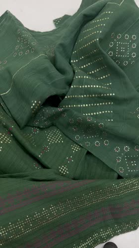 Rs 4450 J• winter glitter textured fabric 3pc