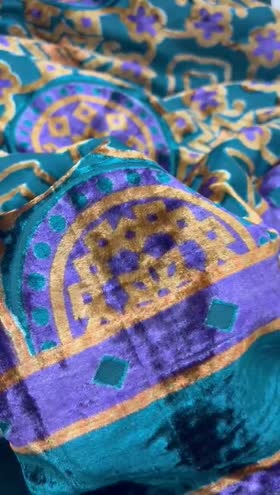 Rs 5400 Kumail by Riaz Arts Wool 3pc with Velvet Cutwork Shawl [D-05]