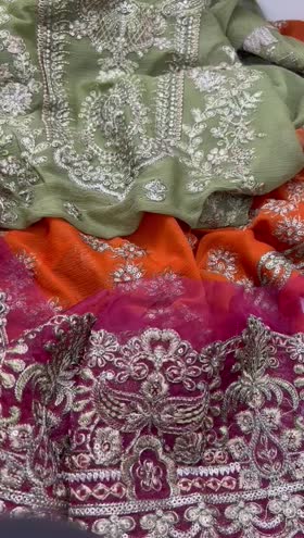 Rs 11900  Imrozia serene chiffon emb 3pc new launch ( Noura)
