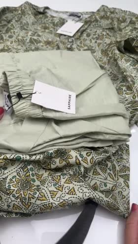 Rs 3700 Sapphire Stitched Shirt Trouser ~ LARGE