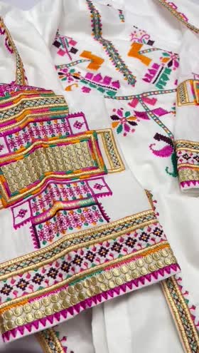 Rs 4250 Sahiba Stitched Emb 2pc ~ [Chest 24] [Length 44] XLARGE