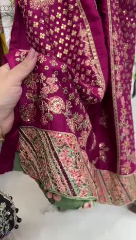 Rs 23500 Aneelas wedding stitched 3 piece [Dispatch date 28th January ] ~ [Chest 23] [Length 45] XLARGE