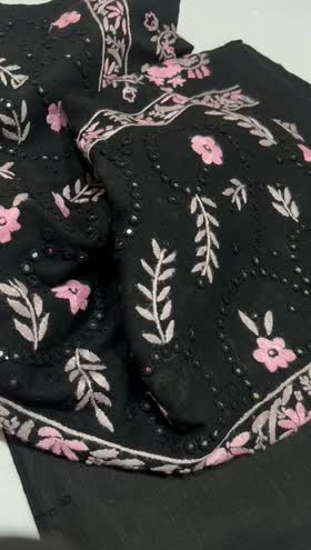 Rs 7300 Khadar hand made Emb mirror work 2pc