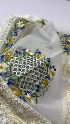 Rs 2500 Aneela’s ready to wear  Emb duppata