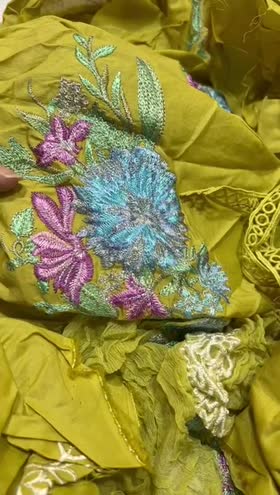 Rs 4500 Aneela’s lawn unstitched Emb 2pc