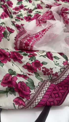 Rs 4200 Sapphire Print Emb Khadar 3pc