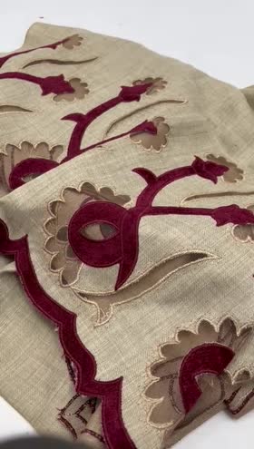 Rs 2850 Warm appliqué work shawl