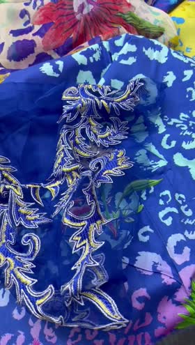 Rs 4800 hemline by Mushq lawn Emb 3 piece. Outlet stock