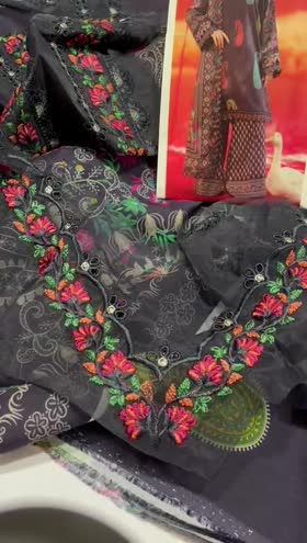 Rs 7950 Charizma Aniq staple Emb 3pc new launch (D 10)