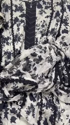 Rs 7500 Aneela’s lawn stitched 3pc (XXL)