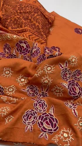 Rs 5950 karandi emb 3pc jacquard shawl