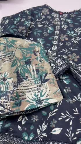 Rs 3800 Bin saeed stitched khaddar 3pc ~ MEDIUM