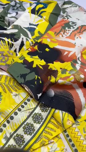 Rs 3650 Paltar Fancy Marina printed 3pc ( D 530)