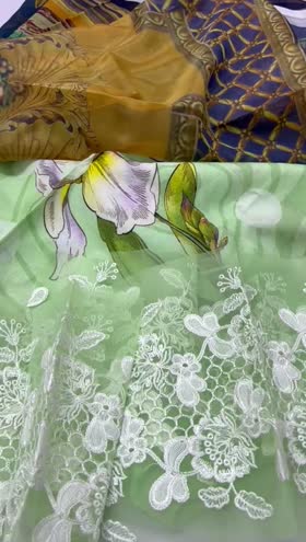 Rs 3950 Asifa nabel lawn Emb 3pc
