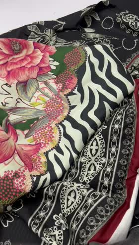 Rs 4650 Nureh Signature prints linen Doria printed 3pc new launch ( SP178)