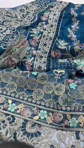 Rs 16900 Imrozia serene Luxury lawn Emb  3pc new Launch