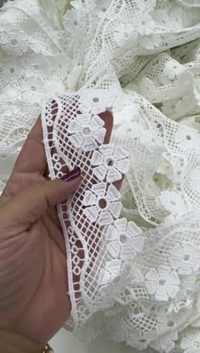 Rs 750 imported milky dye able lace . 3 yards