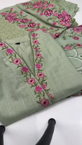 Rs 5700 Sahiba Khadar Stitched 3pc ~ [Chest 21] [Length 44] LARGE