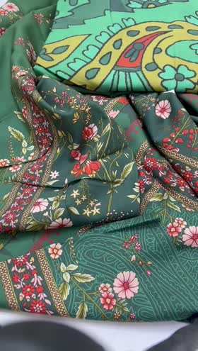 Rs 3750 Raiha linen digital printed 3pc