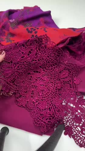 Rs 10500 Esmel by Mushq Mon Tresor Luxe Lawn Collection Emb 3pc [Paix Amour Bonheur] [Retail 17250]