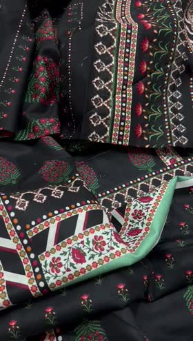 Rs 3100 Bin saeed lawn printed 3pc