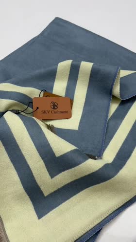 Rs 2200 Sky Cashmere warm 2 tone scarf