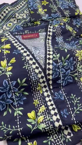 Rs 3800 Bin saeed stitched Khaddar 3pc  [LARGE]