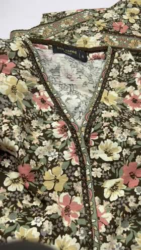 Rs 3800 Bin saeed stitched khaddar 3pc ~ XLARGE