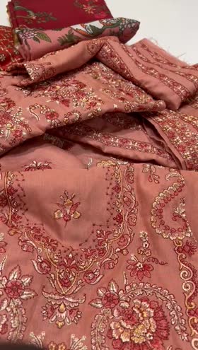 Rs 15900 Hussain Rehar Khaddar Emb 3pc new launch  ( MAHPARA)