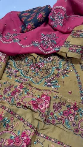 Rs 14900 Hussain Rehar Khaddar Emb 3pc new launch ( GITIRA)