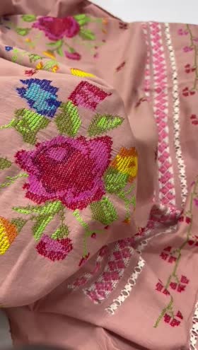 Rs 7000 lawn hand made tarkashi Emb shirt