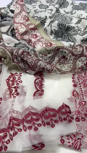 Rs 5790 M basic lawn Emb 3pc new launch (9A)