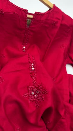 Rs 6800 Sahiba Stitched Emb 3pc ~ [Chest 22] [Length 46] LARGE ...