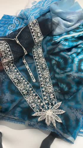 Rs 3850 Kesariya by Riaz Arts Lawn Emb 3pc [KY-25] was 4550