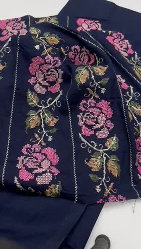 Rs 3200 Bareeze style karandi Emb 2pc