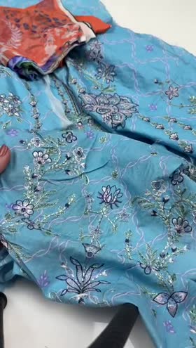 Rs 5800 Aezel By Roheenaz Cambric Emb 3pc [Miren] [Retail 7450]