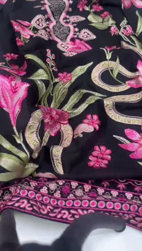 Rs 5950 Sahiba Stitched Emb 3pc ~ [Chest 22] [Length 37] LARGE