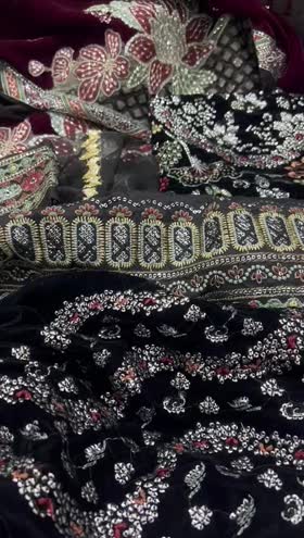 Rs 14500 Nureh Maya velvet luxury new launch (NW 113)