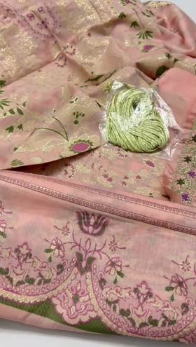 Rs 6800 Hemline lawn jacquard Emb 3pc barosha Duppata (retail 9950]