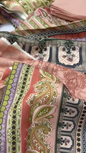 Rs 3300 Mausummery Linen Doria printed 3pc retail 5495