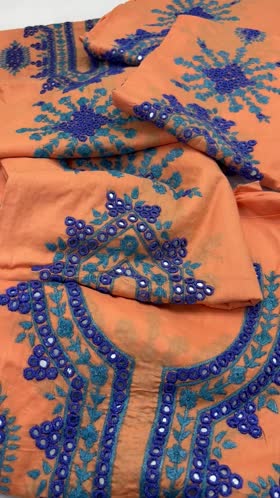 Rs 4500 Aneela’s hand made Emb shirt