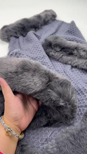 Rs 4000 Wool Fur Cape Shawl