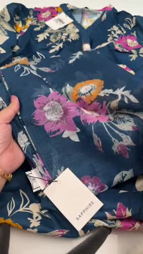 Rs 4500 Sapphire Shirt Trouser ~ SMALL