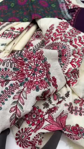 Rs 19900 Hussain Rehar Emb Karandi 3pc [AFSANEH]