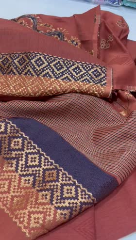 Rs 3850 Saya premium jacquard 3pc