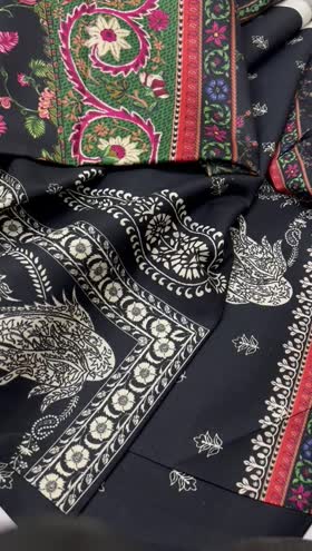 Rs 3300 Mausummery Linen Doria printed 3pc retail 5495