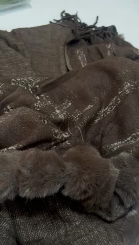 Rs 2900 Imported fur cape shawl