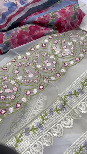 Rs 3950 Asifa nabel lawn Emb 3pc